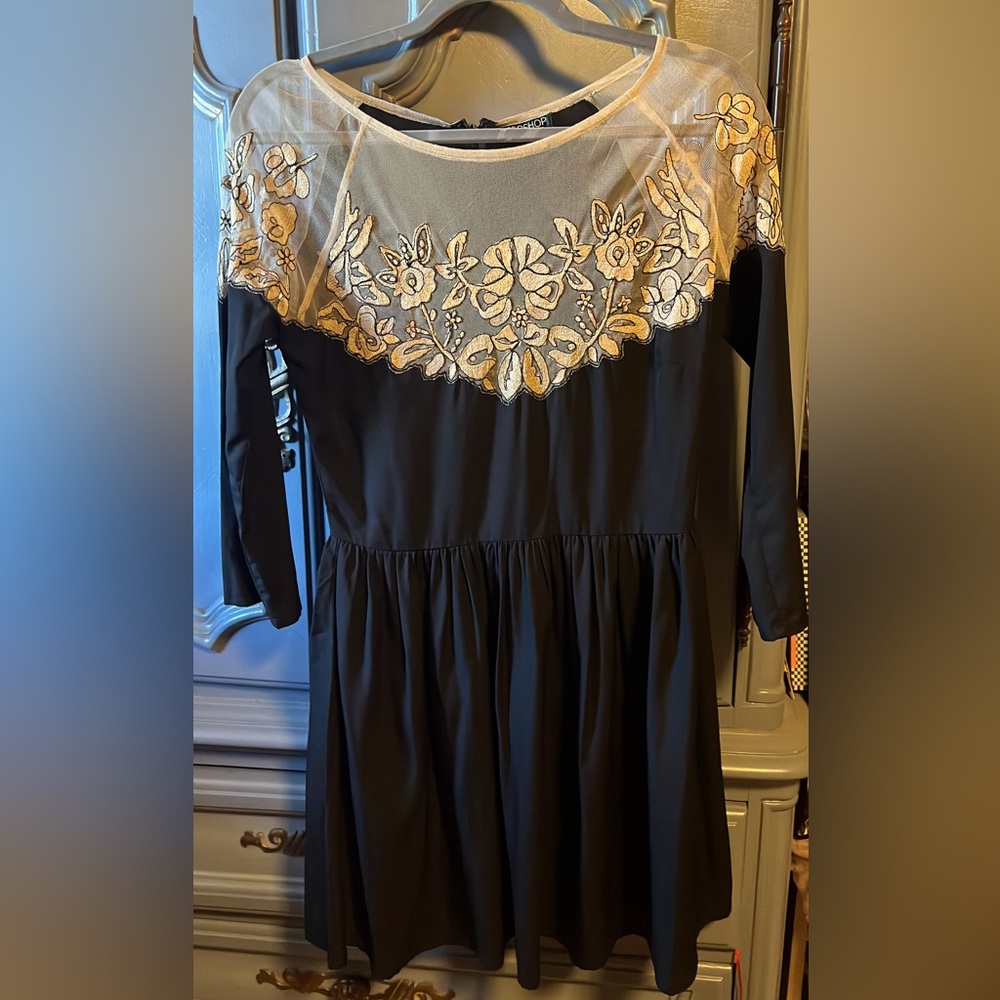 Topshop Skater Dress EUC